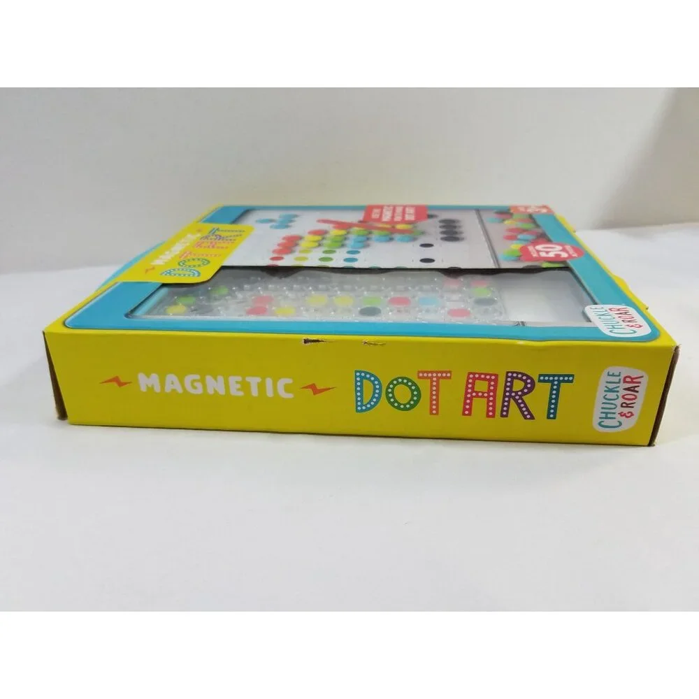 Magnetic Dot Art By Chuckle & Roar 50 Activities on 25 cards Sealed New Ages 3+